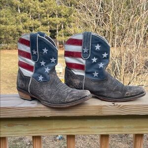 Roper American Flag Cowboy Boots